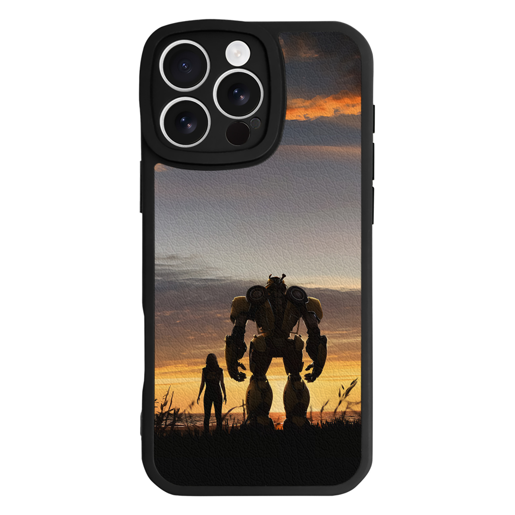 （画像用） Transformers トランスフォーマー 【iPhone 16シリーズ対応】シリコンスマホケース（レザー調） 材質：シリコン